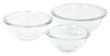 Pyrex Glass Mixing Bowl Set (3-Piece Set, Nesting, Microwave 3-Piece, Clear