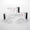 OXO Good Grips 3-Piece Angled Measuring Cup Set Multi, Black