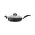 BALLARINI Como Forged Aluminum Nonstick Saute Pan with Lid, 3.8 quart, Black