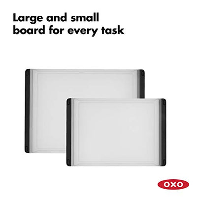 OXO Good Grips 2-Piece Cutting Board Set Multi, Clear