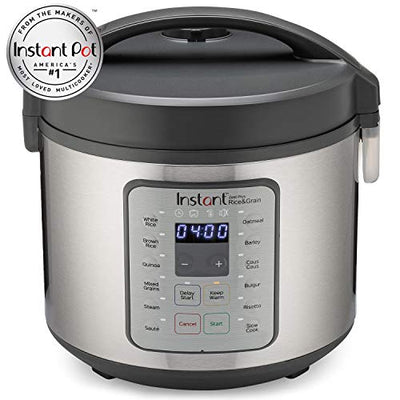 Instant Pot Zest Plus 20 Cup, 5Litre Rice Cooker,Steamer, Slow 20 Cup