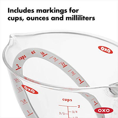 OXO Good Grips 2-Cup Angled Measuring Cup 2 Cup, Clear