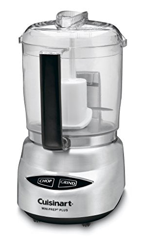 Cuisinart Mini-Prep Plus 4-Cup Food Processor, 4 Cup, Brushed Stainless