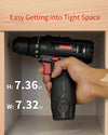 TOOI TOOL 12V Max Cordless Drill, Compact Power Drill/Driver Tool Kit with...