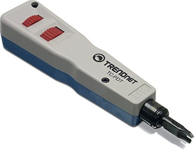 TRENDnet Punch Down Tool With 110 And Krone Blade, Insert & Cut White