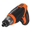 BLACK+DECKER 4V MAX Cordless Screwdriver, Rechargeable Pack of 1, Black