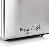 Megachef 4 Slice Toaster in Stainless Steel Silver 4 Slice,