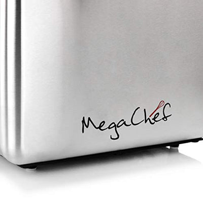 Megachef 4 Slice Toaster in Stainless Steel Silver 4 Slice,