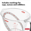 OXO Good Grips 3-Piece Angled Measuring Cup Set Multi, Black