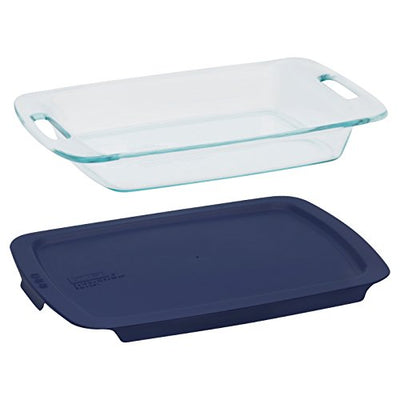 Pyrex Grab Glass Bakeware and Food Storage Set, 8-Piece, Clear