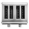 Megachef 4 Slice Toaster in Stainless Steel Silver 4 Slice,