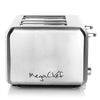 Megachef 4 Slice Toaster in Stainless Steel Silver 4 Slice,