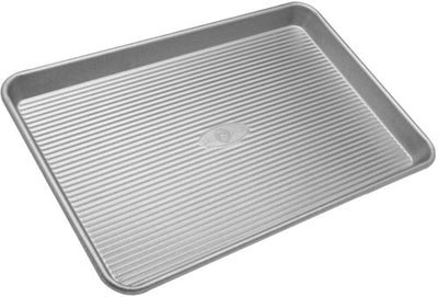 USA Pan Bakeware Half Sheet Pan, Warp 17.5 x13.5 x1, Aluminized Steel