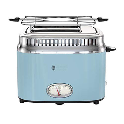 Russell Hobbs TR9150BLR Retro Style 2-Slice Toaster, Heavenly 2-Slice, Blue