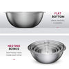 Stainless Steel Mixing Bowls (Set of 6) 6 Sizes,