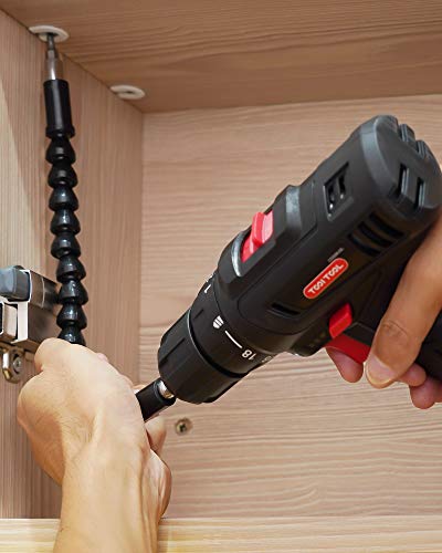 TOOI TOOL 12V Max Cordless Drill, Compact Power Drill/Driver Tool Kit with...