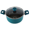 Taste of Home 5-Quart Non-Stick Aluminum Dutch Oven with Lid 5 quarts, Green