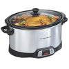 Hamilton Beach 33480 Programmable Slow Cooker with Three 8-Quart, Silver