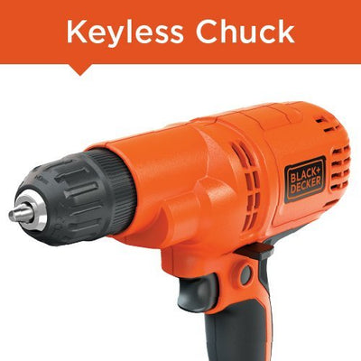 Tomato BLACK+DECKER DR260C 5.5 Amp 3/8'' Drill/Driver. (Renewed) ‎3/8-Inch, 3/8-Inch