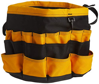 CLC Custom Leathercraft 4122 In & Out Bucket, 61 61 pocket, Black/Yellow