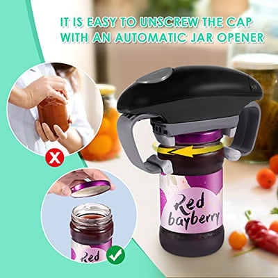 Electric Can Opener, Strong Tough Bottle Kitchen Gadget Black