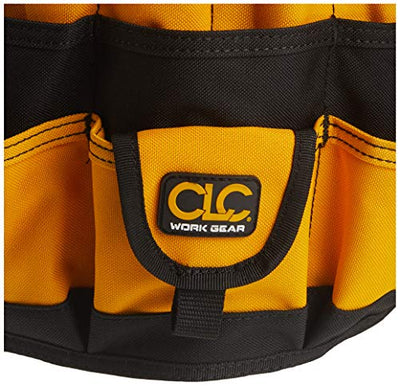 CLC Custom Leathercraft 4122 In & Out Bucket, 61 61 pocket, Black/Yellow