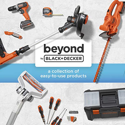 beyond by BLACK+DECKER Tool Box Bundle, 19-Inch & 12-Inch (BDST60129AEV) Clear