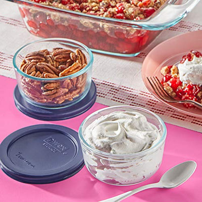 Pyrex Grab Glass Bakeware and Food Storage Set, 8-Piece, Clear