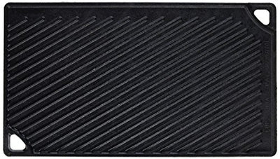 Lodge Pre-Seasoned Cast Iron Reversible Grill/Griddle, 16.75 In., Black