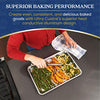 Professional Quarter Sheet Pans - 9.8" x 13.2" - Set of 2, Aluminum