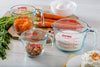 Pyrex Glass Measuring Cup Set (3-Piece, Microwave and Oven 3-Piece, Clear