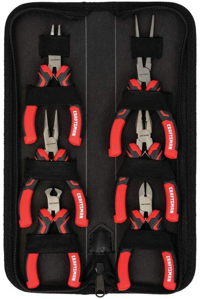 CRAFTSMAN Pliers, 6-Piece Mini Set with Pouch (CMHT81716)