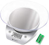 Etekcity 0.1g Food Kitchen Scale Bowl, Digital Grams Silver Stainless Steel