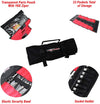 Pit Posse PP2740L 33 Pocket Tool Roll Organizer - Wrench ‎Large, ‎Black