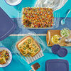 Pyrex Grab Glass Bakeware and Food Storage Set, 8-Piece, Clear