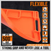 HORUSDY Medium Non-Slip Flexible Tool Tray | Organizer ‎Medium/, ‎Orange