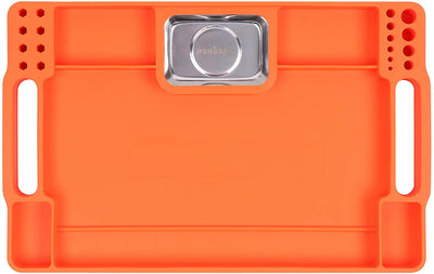 HORUSDY Medium Non-Slip Flexible Tool Tray | Organizer ‎Medium/, ‎Orange