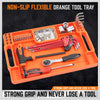 HORUSDY Medium Non-Slip Flexible Tool Tray | Organizer ‎Medium/, ‎Orange