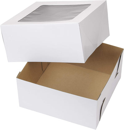 Wilton 12-Inch Cake Boxes with Windows for 10-Inch Cakes, 6-Count