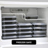 Freshware Meal Prep Containers [21 Pack] 3 3-Compartment, 21-Pack, 24 ounce