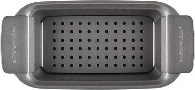 Rachael Ray Bakeware Meatloaf/Nonstick Baking Loaf Pan 9 Inch x 5 Inch, Gray